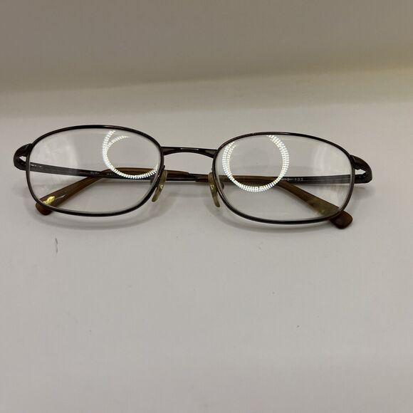 Ray-Ban Eyeglasses Frames RB 6018 2511 Brown metal Round 50-19-135 Frames Only - Picture 2 of 6